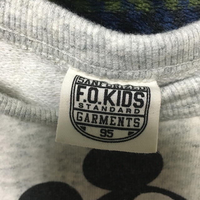 F.O.KIDS(エフオーキッズ)のエフオーキッズ 95 ミッキー トレーナー キッズ/ベビー/マタニティのキッズ服男の子用(90cm~)(Tシャツ/カットソー)の商品写真