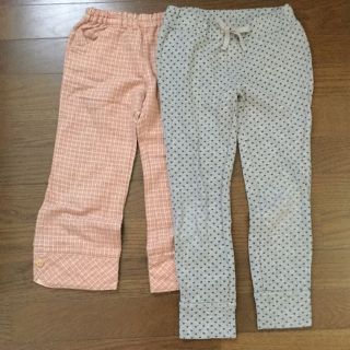 ギャップキッズ(GAP Kids)の120センチ ギャップキッズ ハートスパッツとブランシェス ピンクのパンツ2本組(パンツ/スパッツ)