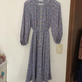 サンタモニカ(Santa Monica)のvintage flower onepiece♡(ロングワンピース/マキシワンピース)