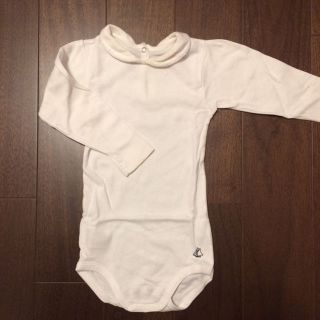 プチバトー(PETIT BATEAU)のpetitbateau  丸襟ロンパース(パジャマ)