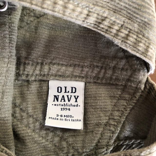 Old Navy(オールドネイビー)の【ベビー 3-6m】old navy オーバーオール キッズ/ベビー/マタニティのベビー服(~85cm)(パンツ)の商品写真