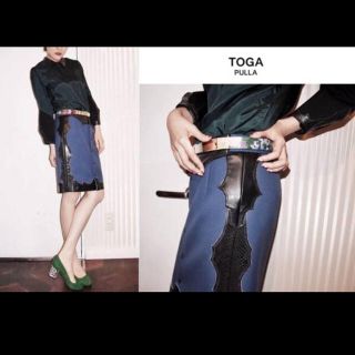 トーガ(TOGA)のTOGA ウエスタン膝丈スカート(ひざ丈スカート)