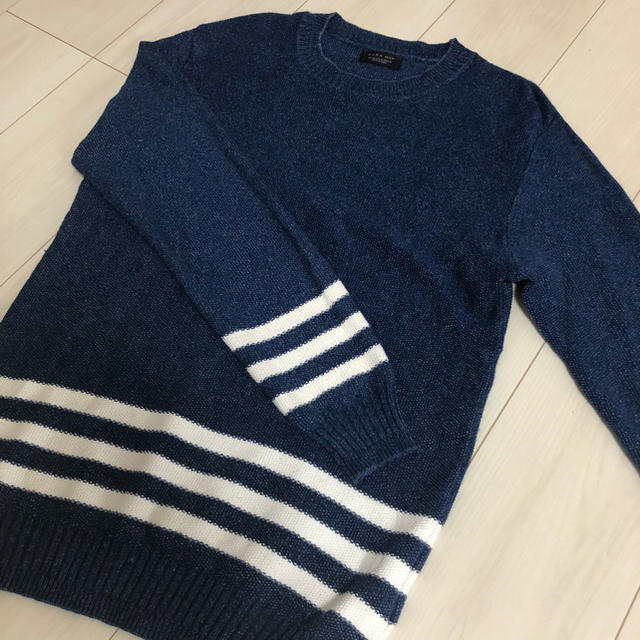 ZARA(ザラ)のZARA MAN ザラマン コットンニット M インスタ 女性にも メンズのトップス(ニット/セーター)の商品写真