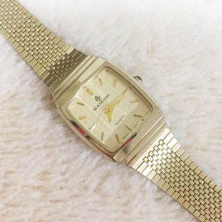 サンタモニカ(Santa Monica)のused  ＊  gold square watch(腕時計)