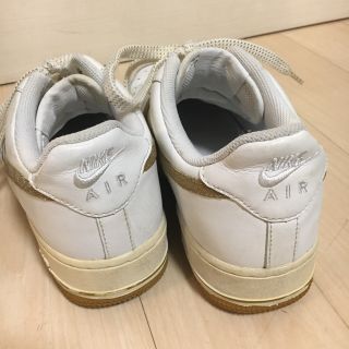 ナイキ(NIKE)のシルク様専用 NIKE　AIRFORCE1 ホワイト×ゴールド(スニーカー)