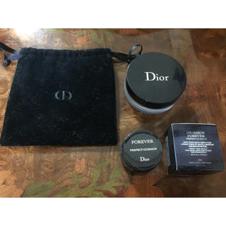 クリスチャンディオール(Christian Dior)のDior フェイスパウダー クッションファンデーション試供品 セット(フェイスパウダー)