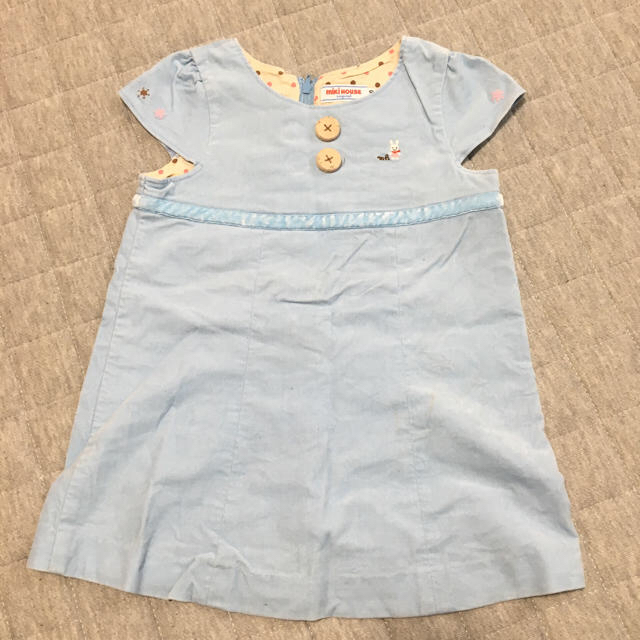 mikihouse(ミキハウス)のミキハウス ワンピース 90 キッズ/ベビー/マタニティのキッズ服女の子用(90cm~)(ワンピース)の商品写真