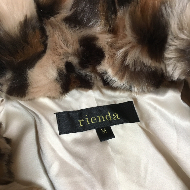 rienda(リエンダ)のrienda レオパードFファーコート レディースのジャケット/アウター(毛皮/ファーコート)の商品写真