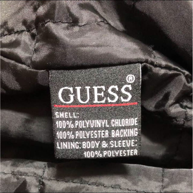 GUESS(ゲス)のGUESS フェイクレザージャケット メンズのジャケット/アウター(レザージャケット)の商品写真