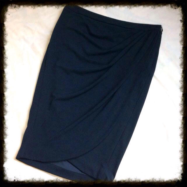ZARA(ザラ)のZARA☆ドレープタイトスカート レディースのスカート(ひざ丈スカート)の商品写真