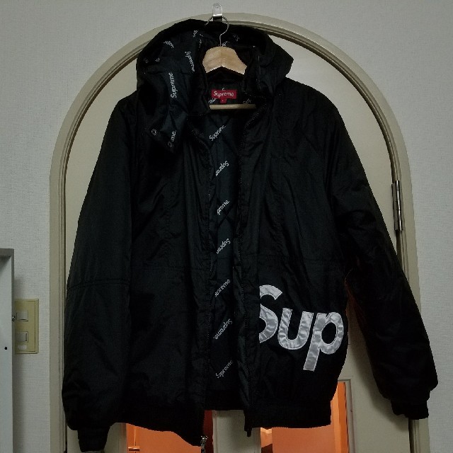 2022最新作】 Supreme - M 16AW SUPREME Sideline Logo Parka Black
