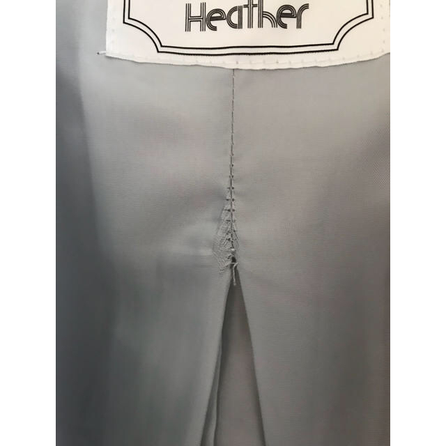 heather(ヘザー)のHeather 5WAY フード グレー コート レディースのジャケット/アウター(ノーカラージャケット)の商品写真