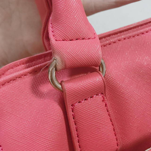 PRIME PATTERN(プライムパターン)の美品❁PRIMEPATTERN❁リボンポーチ付２wayバッグ レディースのバッグ(ハンドバッグ)の商品写真