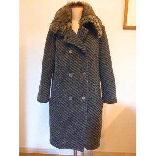 ザラ(ZARA)のZARA ウールニットコート(ガウンコート)