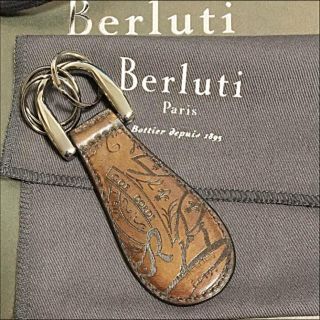 ベルルッティ(Berluti)の【新品】ベルルッティ キーリング 靴べら(キーホルダー)