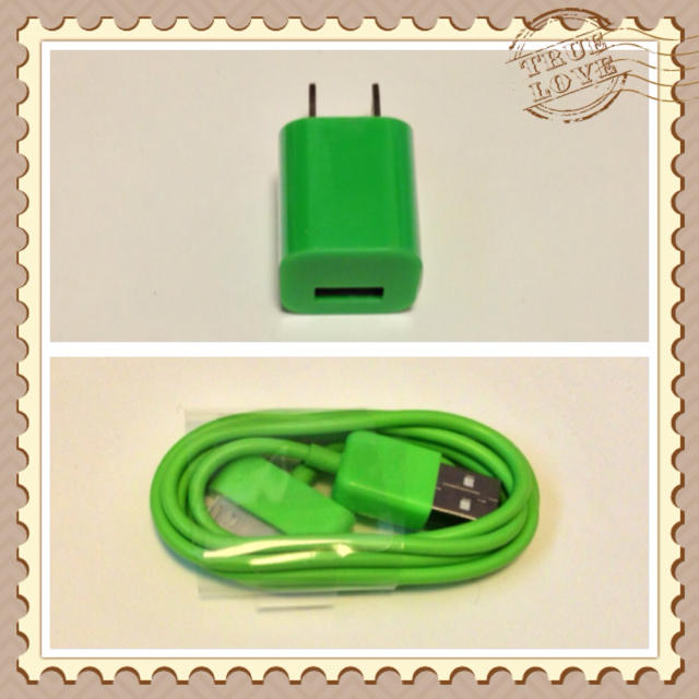 USBアダプター♡ピンク スマホ/家電/カメラのスマホアクセサリー(モバイルケース/カバー)の商品写真