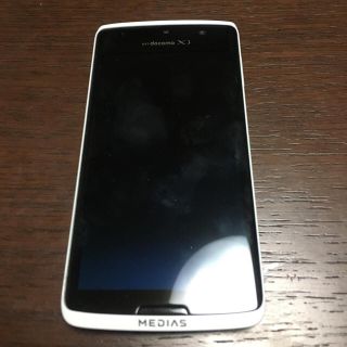 エヌイーシー(NEC)のdocomo MEDIAS X N-04E WHITE(スマートフォン本体)