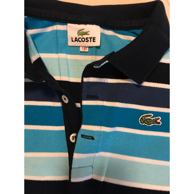 LACOSTE(ラコステ)のラコステ 140 ポロシャツ ブルー レディースのトップス(ポロシャツ)の商品写真