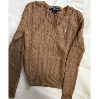 ラルフローレン(Ralph Lauren)のvintage Ralph lauren コットン ニット ケーブルセーター(ニット/セーター)