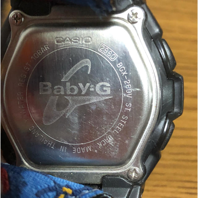 Baby-G(ベビージー)の厚 17.7 Beby-G BABY-G CASIO カシオ 腕時計 中古品 メンズの時計(腕時計(デジタル))の商品写真