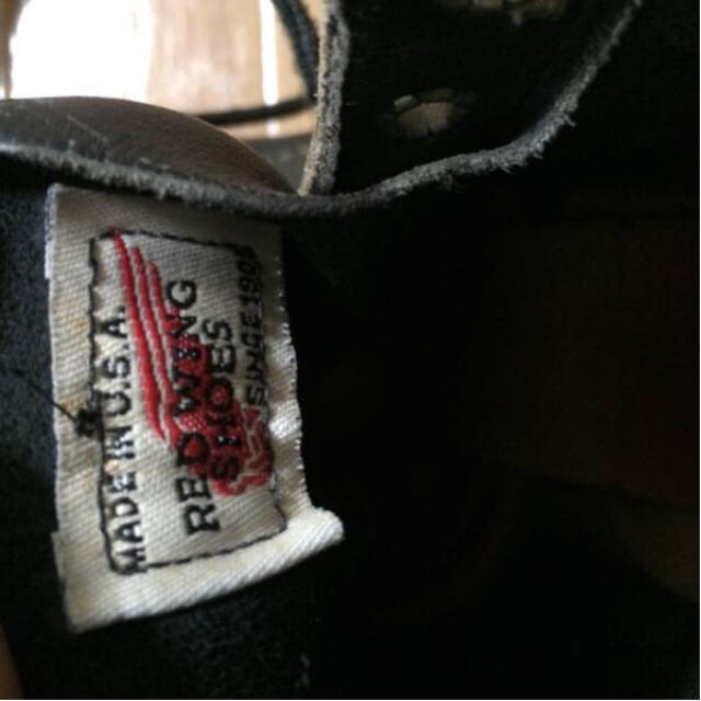 REDWING(レッドウィング)のレッドウィング ブラックモックトゥ 8E 26cm 羽根タグ メンズの靴/シューズ(ブーツ)の商品写真