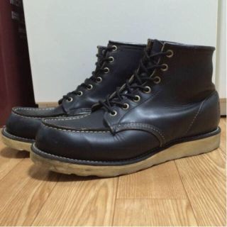 レッドウィング(REDWING)のレッドウィング ブラックモックトゥ 8E 26cm 羽根タグ(ブーツ)