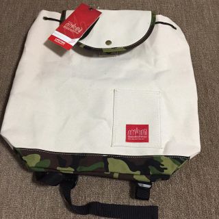 マンハッタンポーテージ(Manhattan Portage)の値下げ✨新品 Manhattan Portage キャンパス生成 迷彩リュック✨(リュック/バックパック)