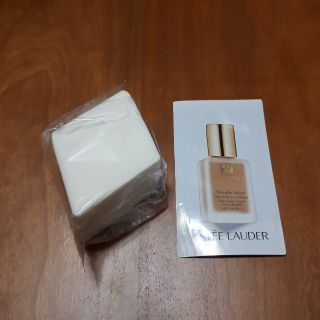 エスティローダー(Estee Lauder)のエスティローダー　スポンジ&ファンデーションサンプル(カーラー(マジック/スポンジ))