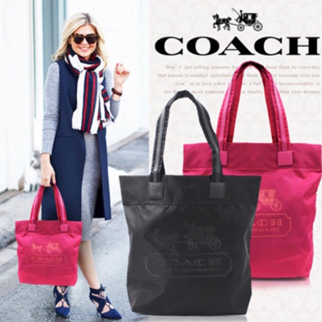 COACH シグネチャー　エコバッグ