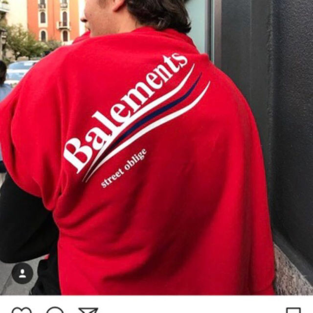 Balenciaga(バレンシアガ)の希少 XXL balements limited foodie パーカー メンズのトップス(パーカー)の商品写真
