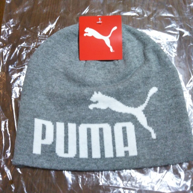 PUMA(プーマ)のPUMA　プーマ　未使用ニット帽 レディースのファッション小物(その他)の商品写真