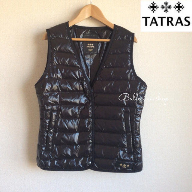 美品 TATRAS タトラス ダウンベスト ブラック 03 美品 TATRAS タトラス ダウンベスト ブラック 03