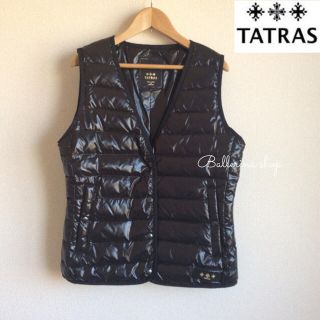 タトラス(TATRAS)の美品 TATRAS タトラス ダウンベスト ブラック 03(ダウンベスト)