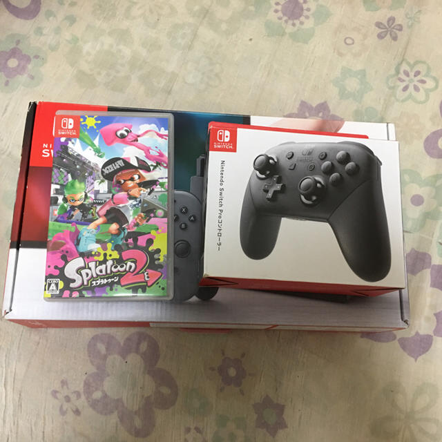 ニンテンドースイッチ スプラトゥーン2 プロコントローラーセット