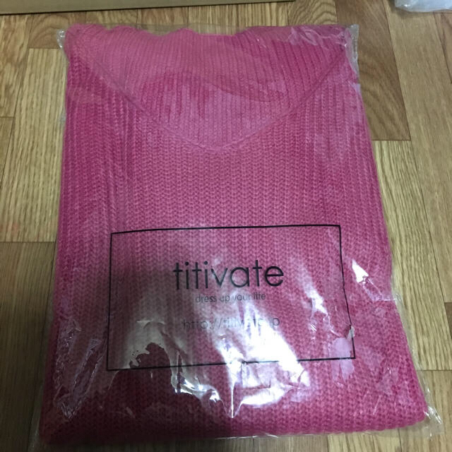 titivate(ティティベイト)のティティベイト★Vネックゆるニット レディースのトップス(ニット/セーター)の商品写真