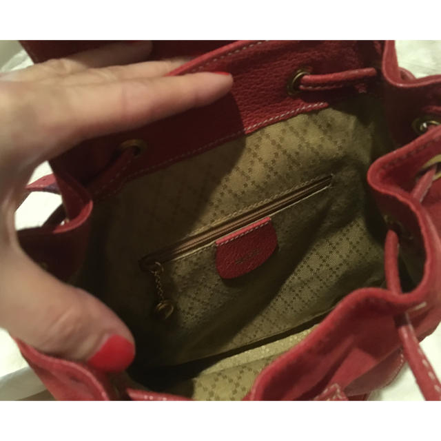 Gucci(グッチ)の★早い者勝ち★Gucci バンブーミニリュック 赤 レディースのバッグ(リュック/バックパック)の商品写真