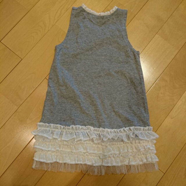 Combi mini(コンビミニ)のリボンキャスケット ワンピース 100㎝ キッズ/ベビー/マタニティのキッズ服女の子用(90cm~)(ワンピース)の商品写真