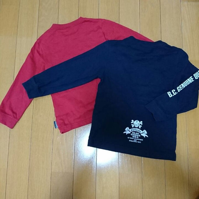 bluecross(ブルークロス)のブルークロス 長袖Tシャツ２枚セット 95㎝ キッズ/ベビー/マタニティのベビー服(~85cm)(その他)の商品写真