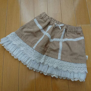 クミキョク(kumikyoku（組曲）)の組曲 スエード風スカートS(100～110)(スカート)
