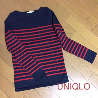 ユニクロ(UNIQLO)の値下‼️UNIQLOボーダーニット(ニット/セーター)