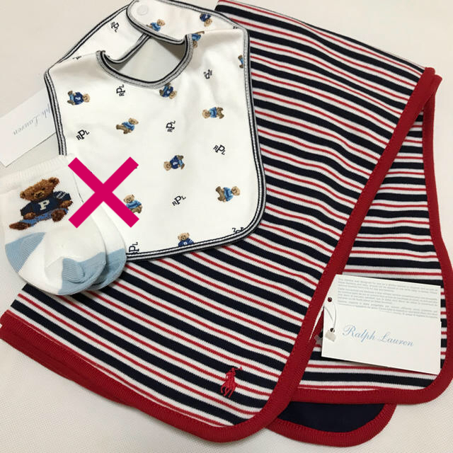 Ralph Lauren(ラルフローレン)の＊CandyBerry様 専用＊新品✨ BABY BOY☆おくるみ キッズ/ベビー/マタニティのこども用ファッション小物(おくるみ/ブランケット)の商品写真