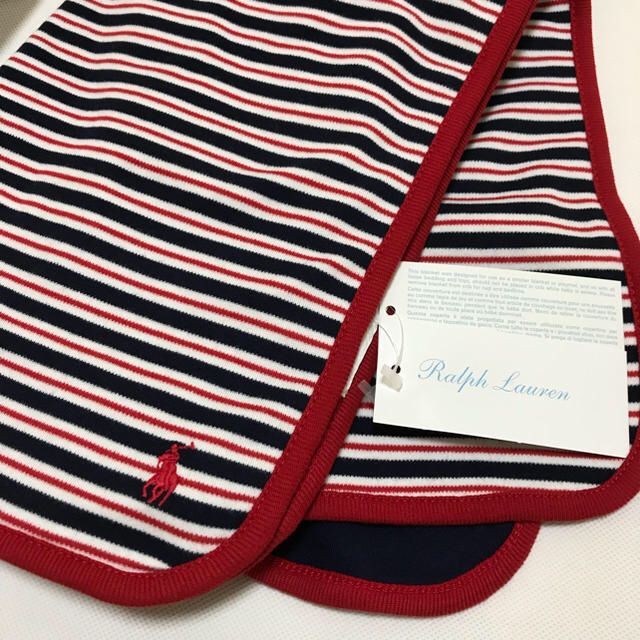 Ralph Lauren(ラルフローレン)の＊CandyBerry様 専用＊新品✨ BABY BOY☆おくるみ キッズ/ベビー/マタニティのこども用ファッション小物(おくるみ/ブランケット)の商品写真