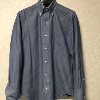 ブラックフリース(BLACK FLEECE)の【美品】BLACK FLEECE  BDシャンブレーオックスフォードシャツ(シャツ)