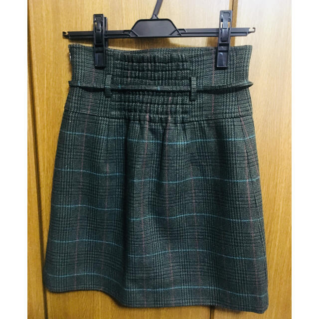 Lily Brown(リリーブラウン)のLily Brown チェック台形スカート レディースのスカート(ミニスカート)の商品写真