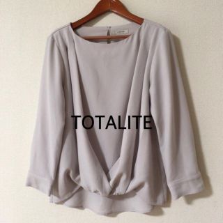 ラトータリテ(La TOTALITE)のトータリテ✨前タック ブラウス(シャツ/ブラウス(長袖/七分))