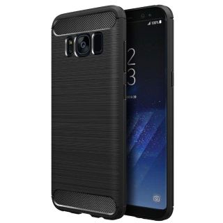 新品Galaxy S8ラギッドアーマー炭素繊維カバー　今が買い時(Androidケース)