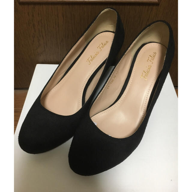 黒  スエードパンプス LLサイズ レディースの靴/シューズ(ハイヒール/パンプス)の商品写真