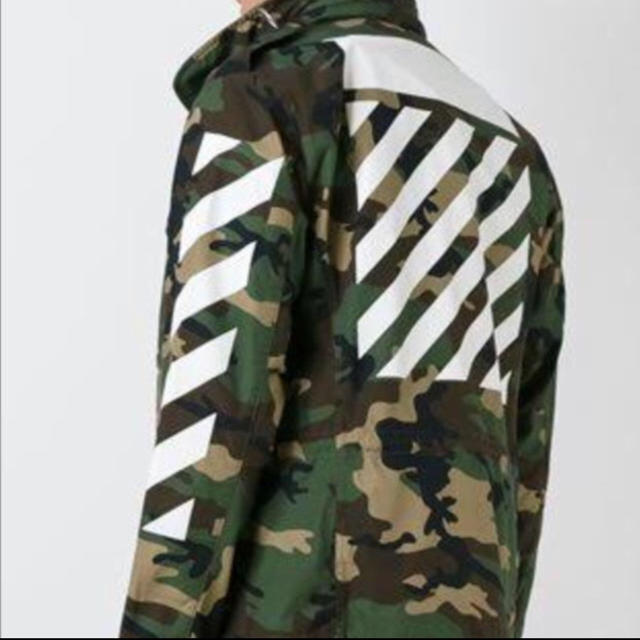 OFF-WHITE(オフホワイト)のoff-white 正規品 迷彩 ミリタリージャケット メンズのジャケット/アウター(ミリタリージャケット)の商品写真