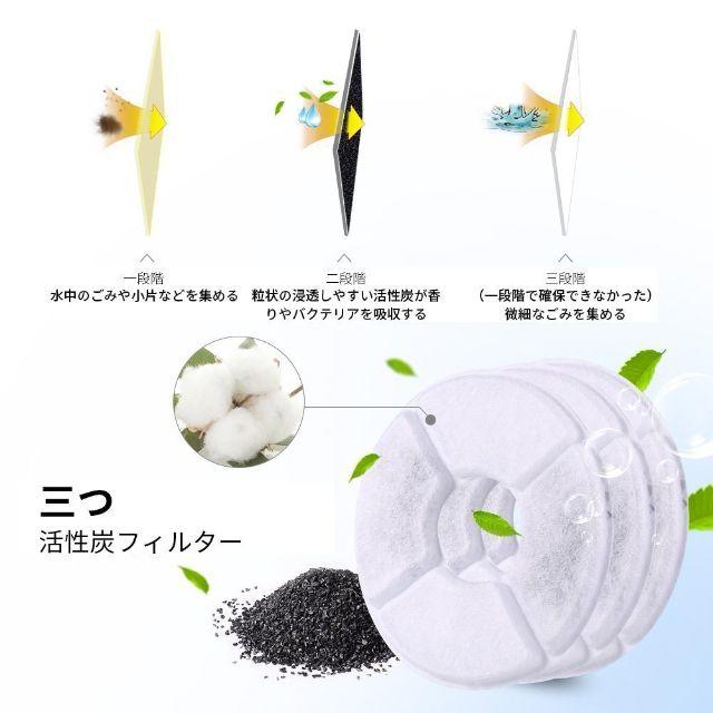 花からお水がキュートな循環式給水器 BPAフリー　早い者勝ち その他のペット用品(猫)の商品写真