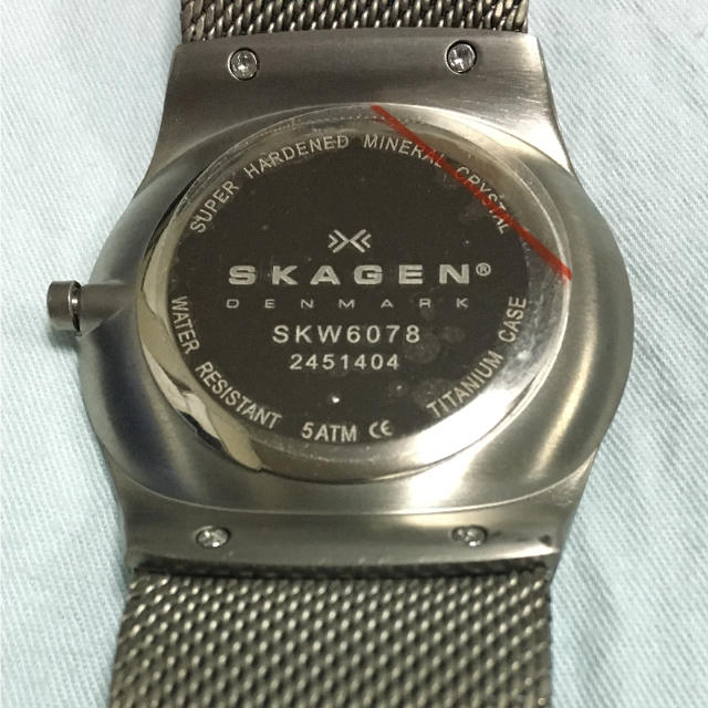 SKAGEN(スカーゲン)のSKAGEN チタニウム 時計 メンズの時計(腕時計(アナログ))の商品写真